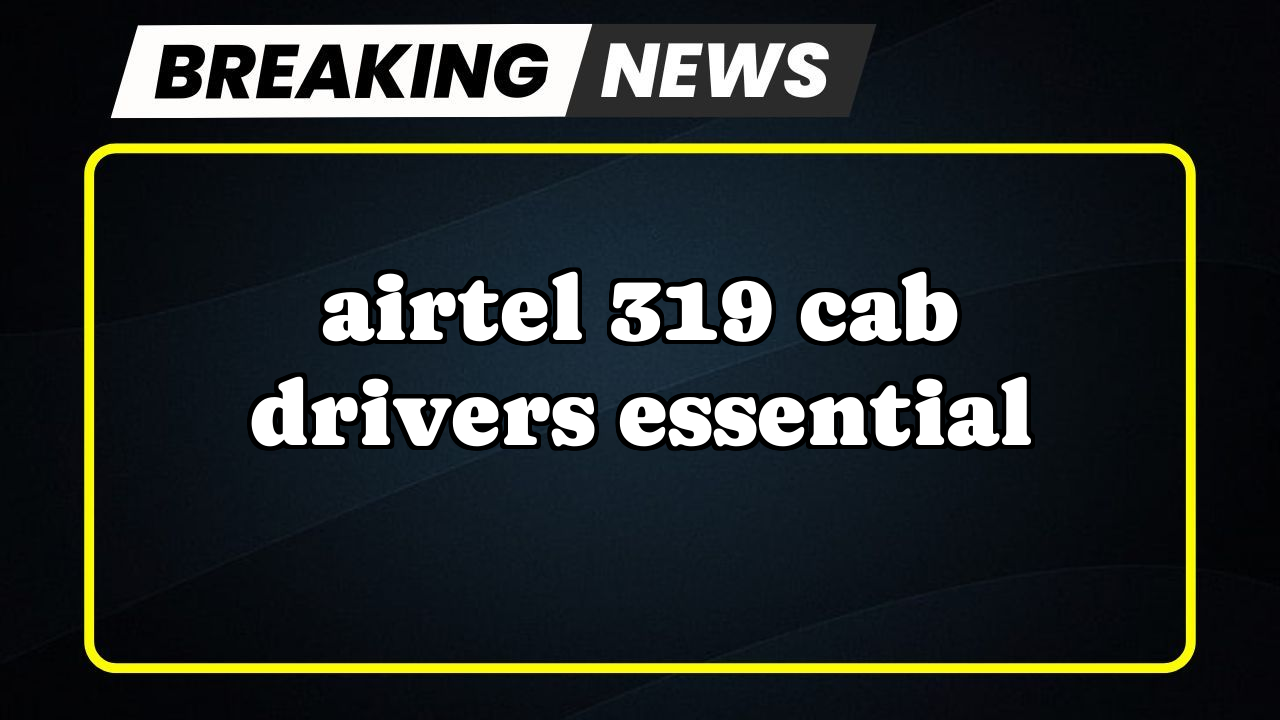 Airtel number recharge: Airtel ₹319 Cab Driver's Essential