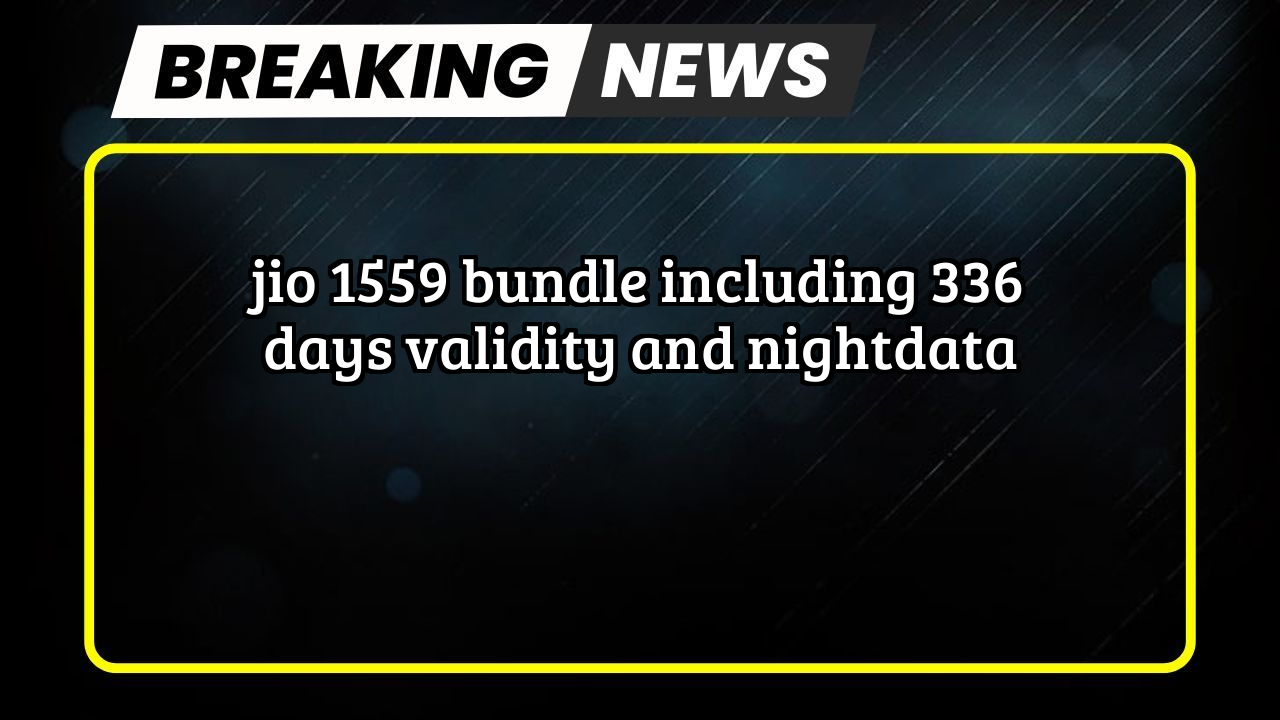 Recharge jio airfiber: Jio ₹1559 Bundle including 336 Days Validity and NightData