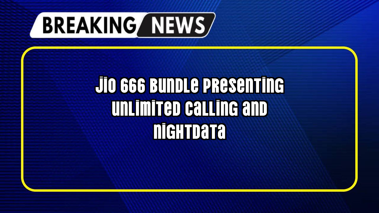 Recharge jio airfiber: Jio ₹666 Bundle presenting Unlimited Calling  and NightData
