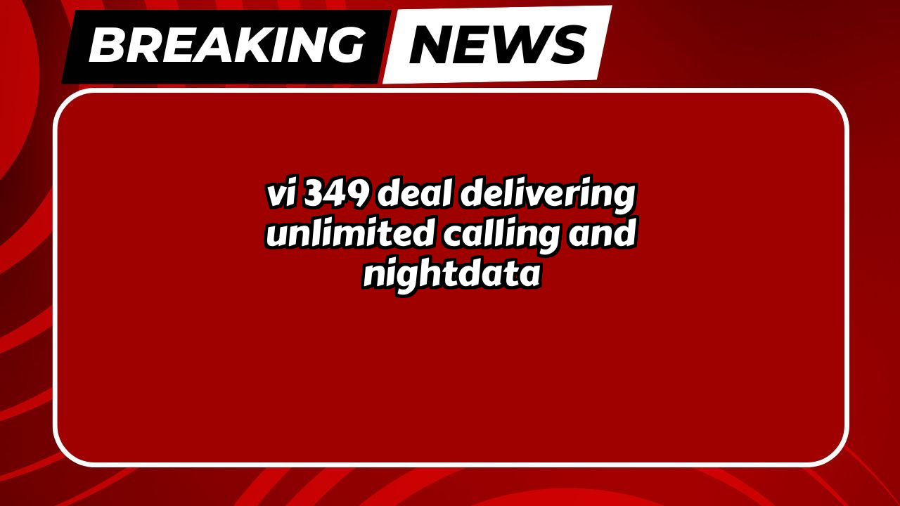 Vi recharge validity check: Vi ₹349 Deal delivering Unlimited Calling  and NightData