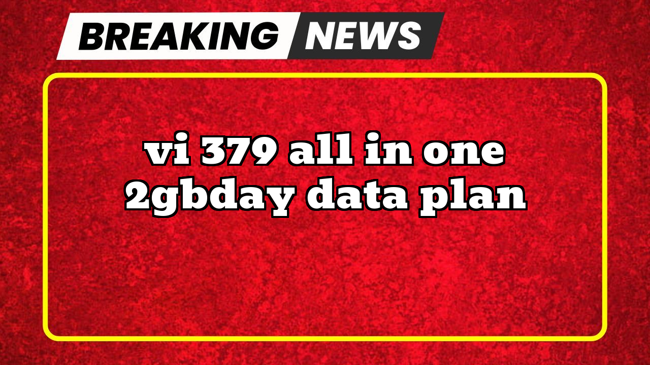 Vodafone recharge: Vi ₹379 All-in-One 2GB/day Data Plan