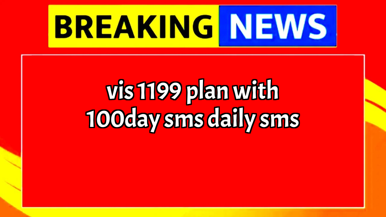 Recharge vi online: Vi's ₹1199 Plan with 100/day SMS Daily SMS