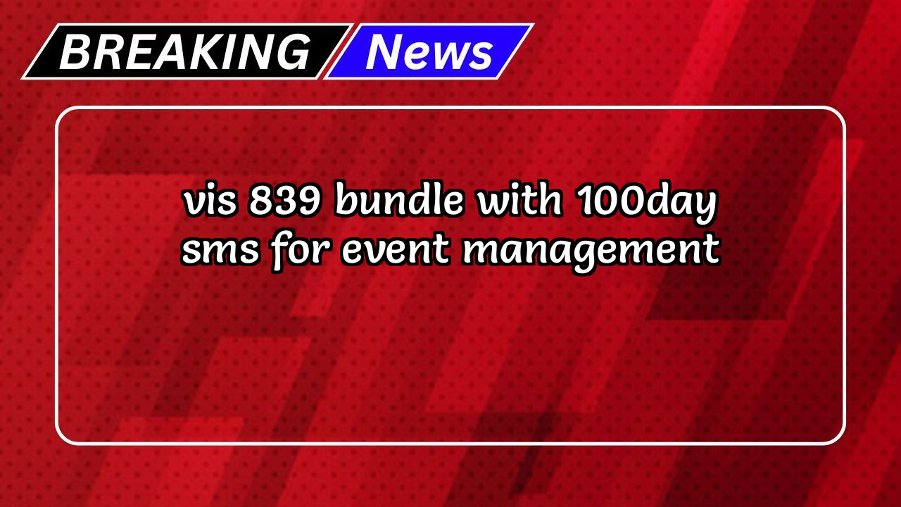 Vi sim recharge: Vi's ₹839 Bundle with 100/day SMS for Event Management